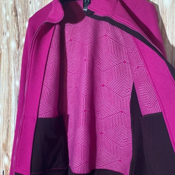 Under Armour ColdGear Infrared Compression Slimming Jacket Magenta XL - Picture 10 of 16